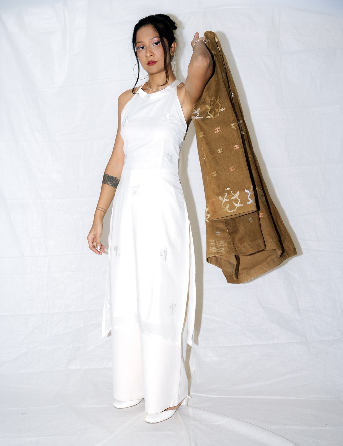 Tunic with spaghetti strap