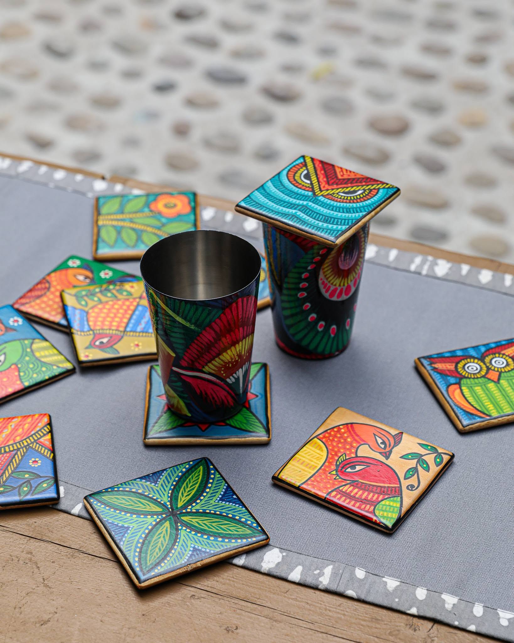 Painted Coaster
