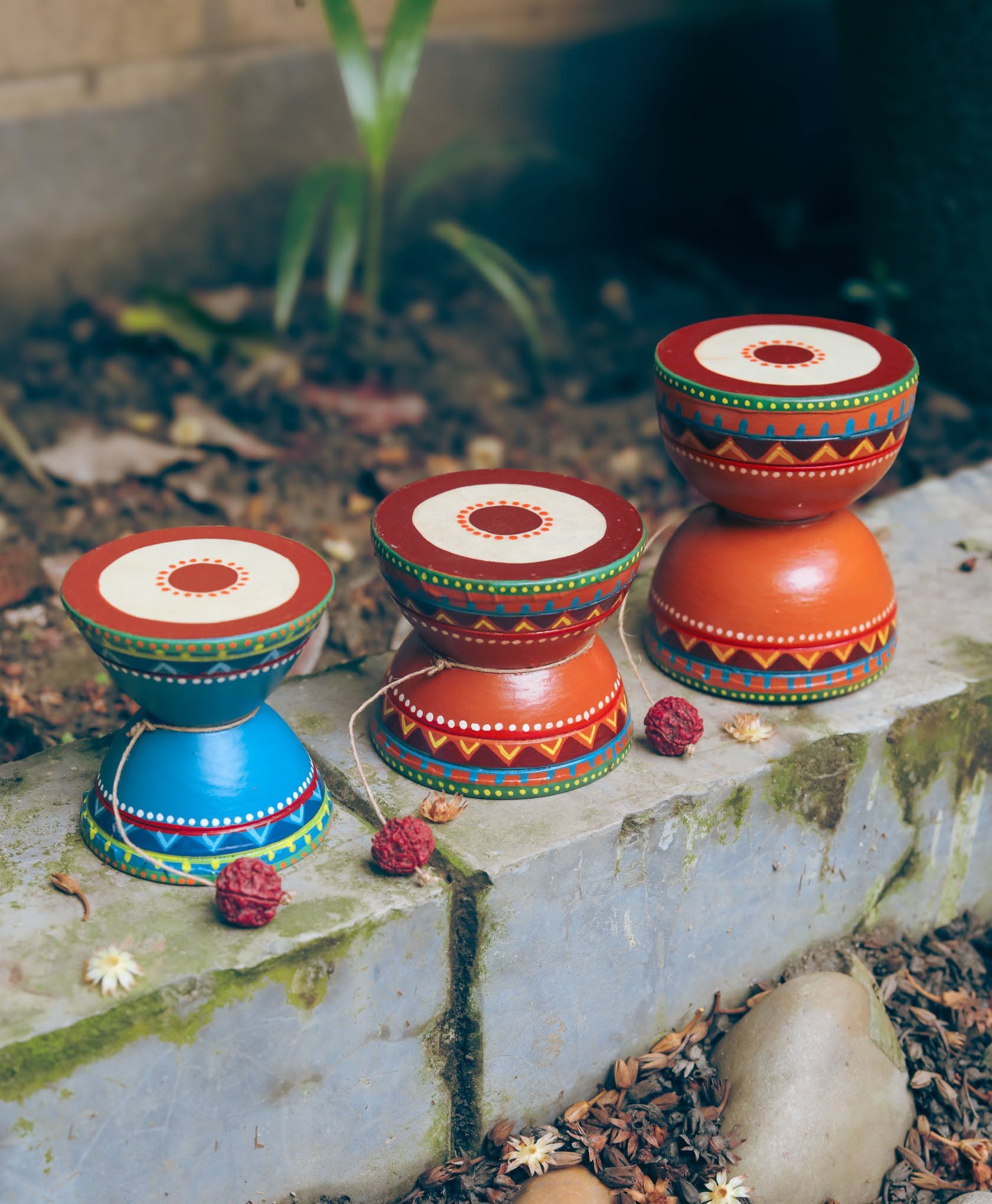 Handpainted Dugdugi
