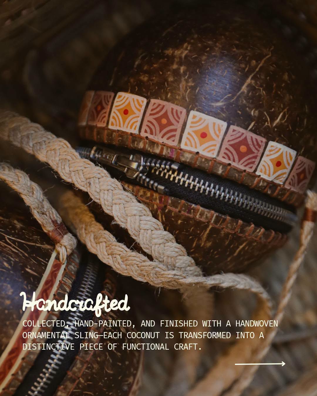 Coconut Shell Sling Bag