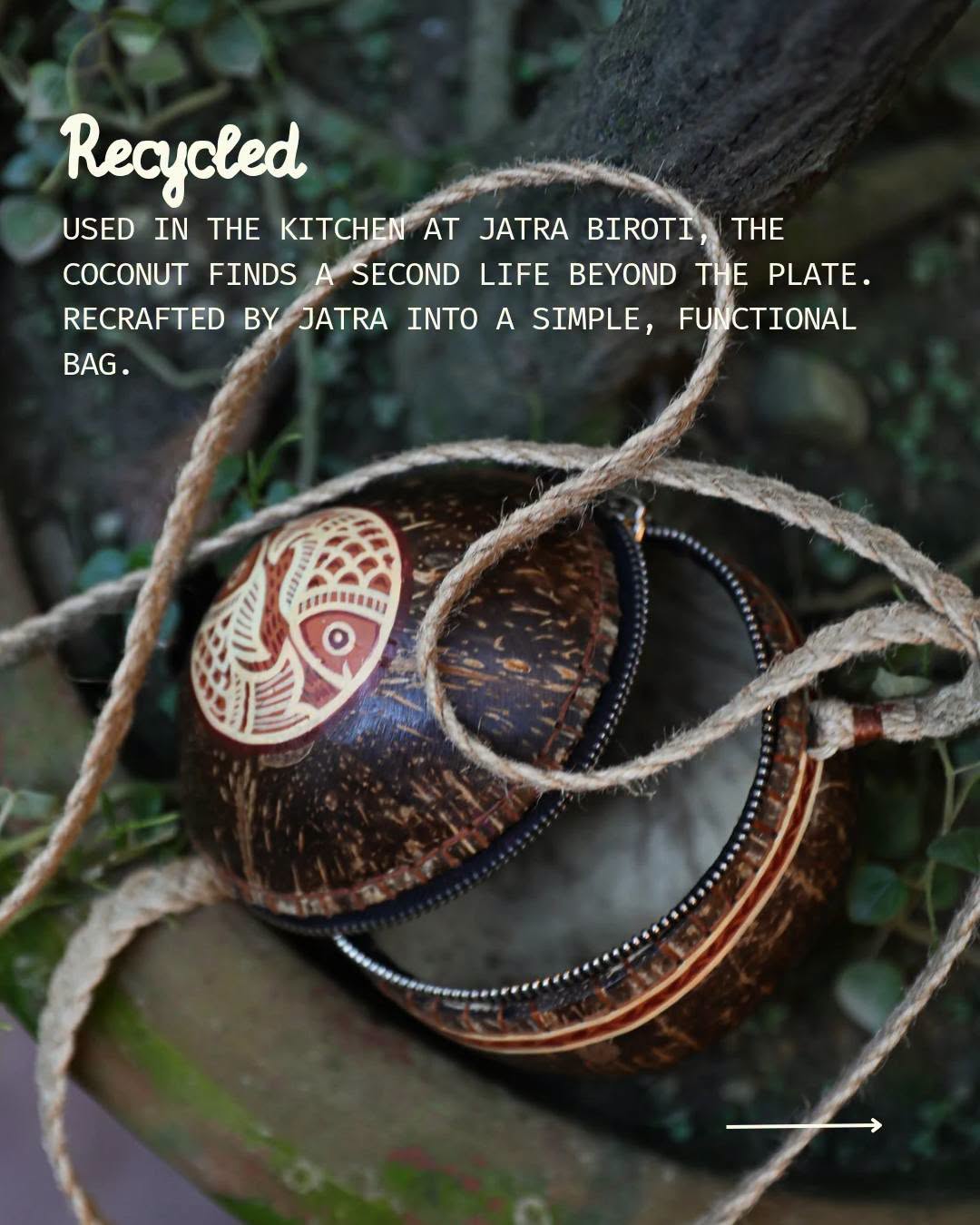 Coconut Shell Sling Bag