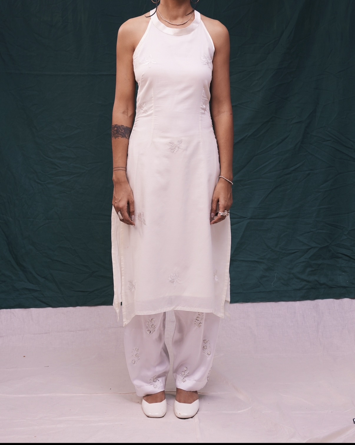 Tunic with spaghetti strap